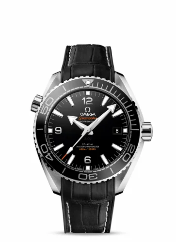 Omega Seamaster Planet Ocean 600M Co-Axial 43.5 Master Chronometer Stainless Steel / Black / Alligator 215.33.44.21.01.001 (21533442101001)